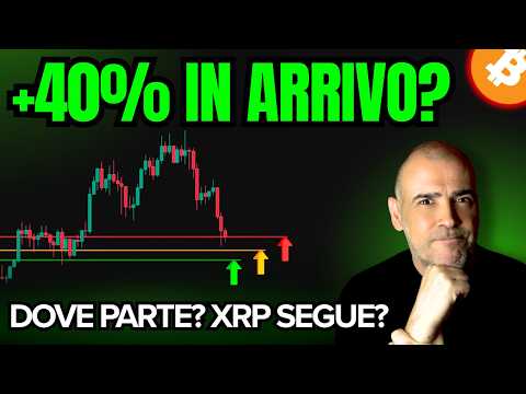 Bitcoin: +40% in arrivo? Da dove partirà? XRP seguirà? Analisi completa