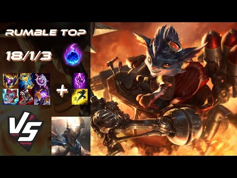 TOP Rumble vs Pantheon - EU Challenger Patch 14.13