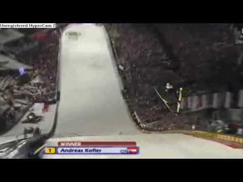 Turniej Czterech Skoczni:Andreas Kofler AUT - 134m  Oberstdorf 29.12.2009.