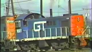 preview picture of video 'Trains of Battle Creek MI - April 1990'