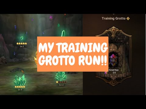 7DS Grand Cross   TRAINING GROTTO WALKTHROUGH!! (What my runs look like)