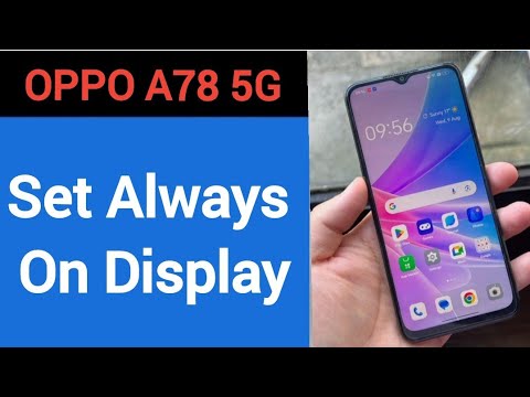 How to set always on display, Oppo A78 5G me always on display kaise set karen