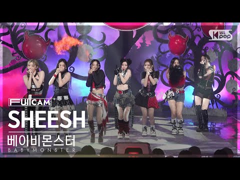 [안방1열 풀캠4K] 베이비몬스터 'SHEESH' (BABYMONSTER FullCam)│@SBS Inkigayo 240414