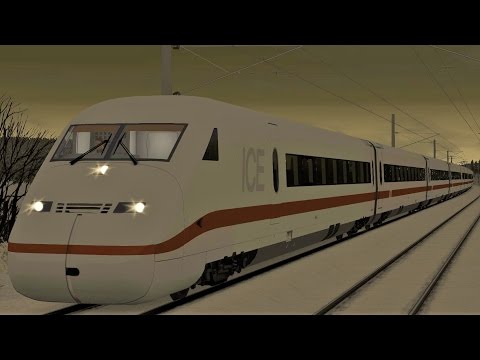 ICE 1501 BR808 NBS / SFS Nürnberg - Ingolstadt ICE 2 Führerstandsmitfahrt Train Simulator 2017