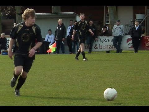 Drechtstreek 1 - Heukelum 1, Mats van Os scoort 2-4