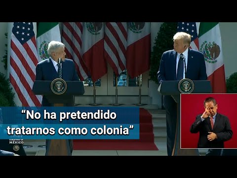 AMLO agradece a Trump por tratar a México como nación libre