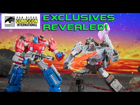 Hasbro Reveals Exclusive Figures for Comic-Con 2024 #transformers #marvel #gijoe #starwars #sdcc