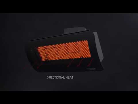 Bromic Tungsten 300 Series Black Smart-Heat™ Radiant Heater, Propane (BH0210002-1)