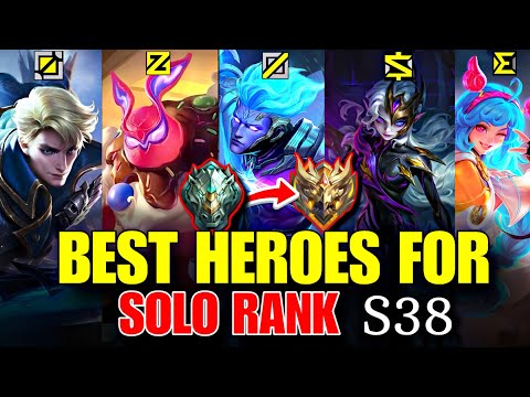 Best Meta Heroes For Solo Rank Season 38 | Best meta heroes for rank up faster mobile legends 2025
