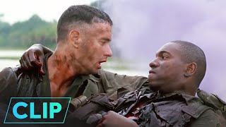 Forrest Gump (1994) | Bubba Dies in Forrest's Arms | Tom Hanks, Gary Sinise, Mykelti Williamson