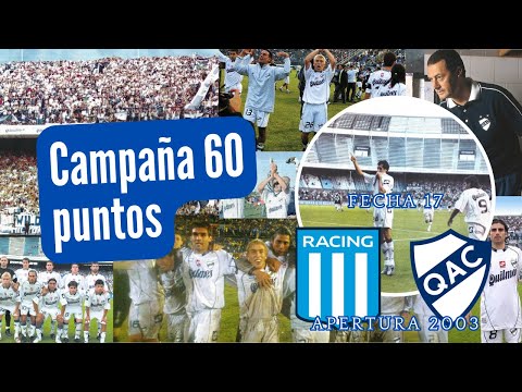 Racing 1 Quilmes 1 - Apertura 2003 - Fecha 17 #60puntos