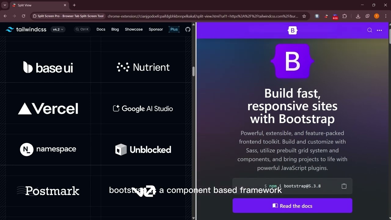 Tailwind CSS vs Bootstrap: Utility-First vs Components