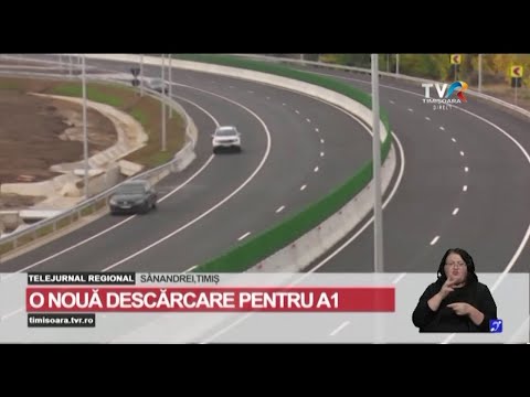 La Sânandrei a fost deschisă cea de a treia descărcare  pentru autostrada A1 #StiriRegionale @TVRTM