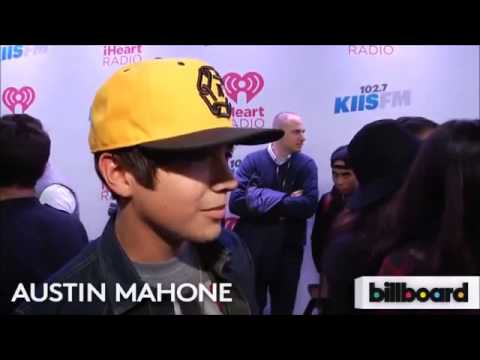 Austin Mahone Interacts with Fifth Harmony in Jingle Ball L.A. Billboard Interview