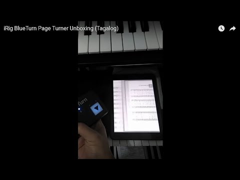 iRig BlueTurn Page Turner Unboxing (Tagalog)