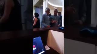 Drunk Armenian Man Fighting With His Reflection In the Mirror