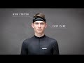 GRIPGRAB Summer Sweatband Zwart — video 3