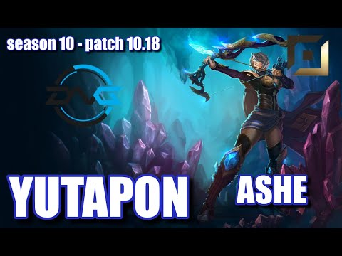 【韓国サーバー/C1/Duo Gaeng】DFM Yutapon アッシュ(Ashe) VS Arrow アフェリオス(Aphelios) BOT- Patch10.18 KR Ranked【LoL】