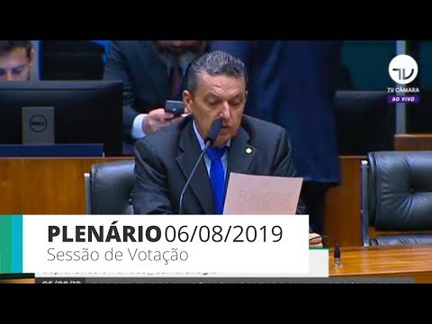 Plenário - Sessão para a votação de propostas legislativas - 06/08/2019 - 15:54