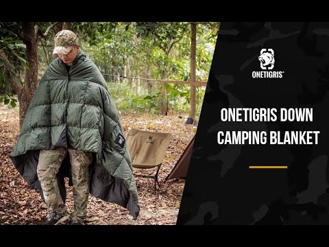 ***FIRST LOOK*** ONETIGRIS  Packable  Duck Down Camping Blanket