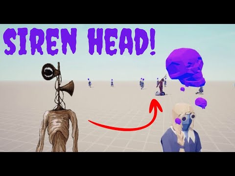 Siren Head vs Schoolgirls TABS Totally accurate battle simulator