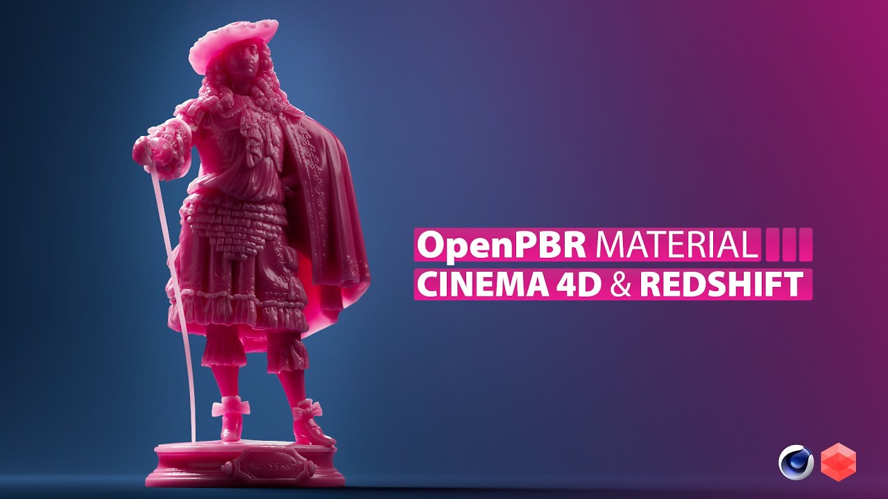 Getting Started with The New OpenPBR Material in Redshift for Cinema 4D (vs. Standard Material)