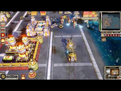 C&C Red Alert 3 Uprising Grinder vs Steel Ronin