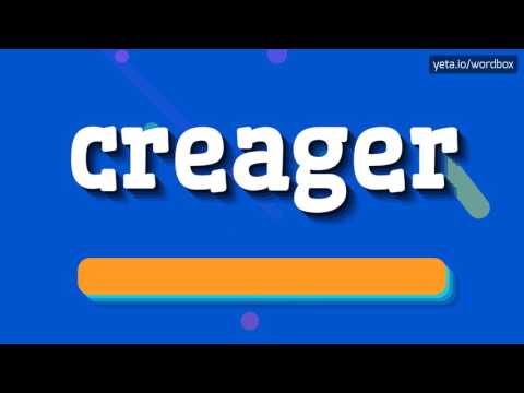 CREAGER - HOW TO PRONOUNCE IT!?