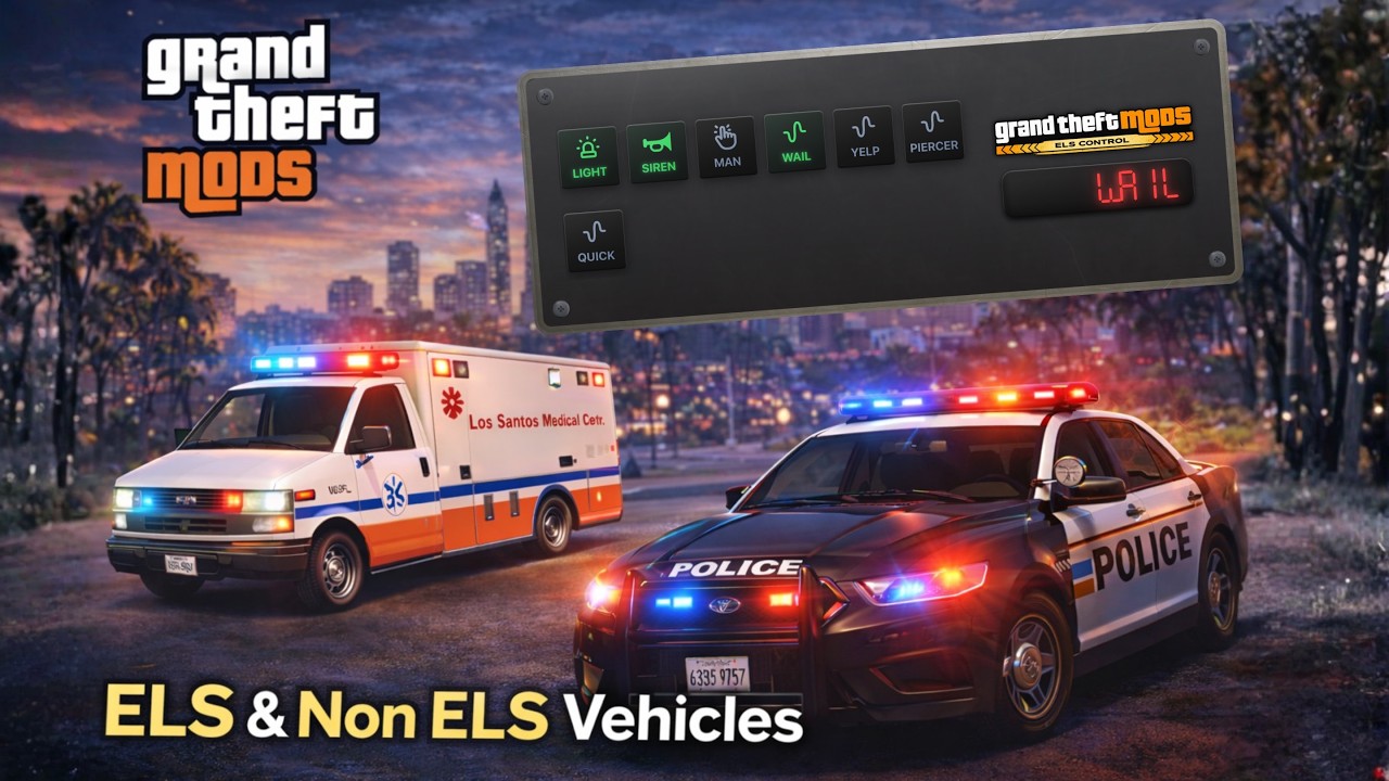 [ELS&Non-ELS]Lighting&Siren control system for emergency vehicles - GTM Siren thumbnail 3