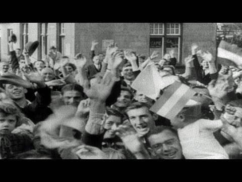 HD Stock Footage WWII Lest We Forget R4 - Liberation of Belgium, Luxemburg, Holland - Siegfried Line