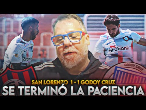 SE CAG4N EN LA HISTORIA, SAN LORENZO EMPATO 1-1 EL POSTERGADO CON GODOY CRUZ