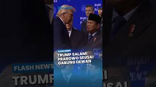 Apresiasi Trump atas Bergabungnya RI dalam Dewan Perdamaian Gaza, Salami & Tepuk Pundak Prabowo