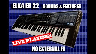Video thumbnail for Elka EK22 Demo by Synthdude by Synthdude