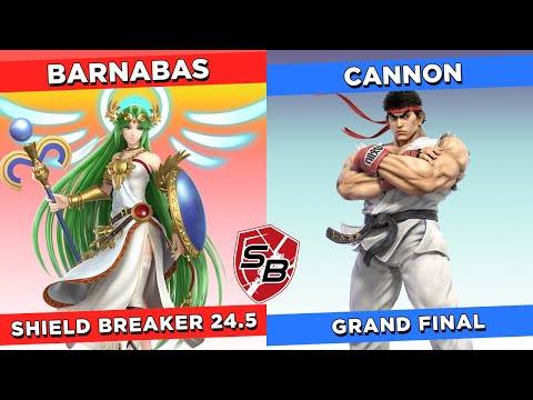 Shield Breaker 24.5 - Grand Final - Barnabas (Palutena) Vs. Cannon (Ryu)