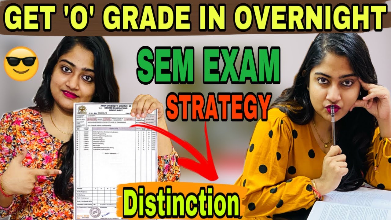 COMPLETE ONE SUBJ IN ONE DAY FOR SEM EXAM(தமிழ்)🔥|HOW TO PREPARE FOR SEM EXAM IN OVERNIGHT😎