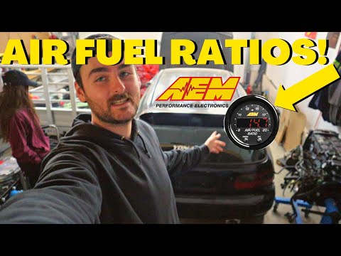 AEM WIDEBAND INSTALL AND SETUP HONDATA!