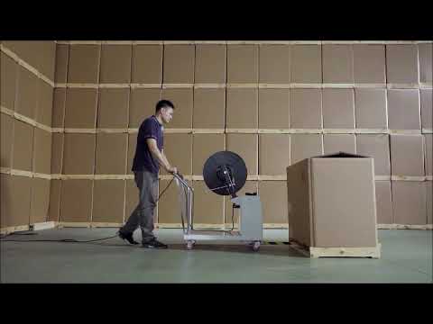 Lance feuillard semi-automatique à batterie - cerclage vertical