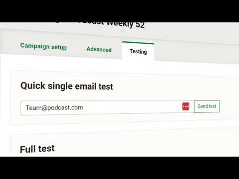 e-shot Campaigns Experience