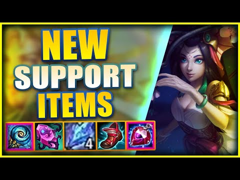 *SEASON 11* FIRST NEW TEST OF THE NEW SUPPORT ITEMS! (INSANE LEVELS OF HEALING!) - League of Legends