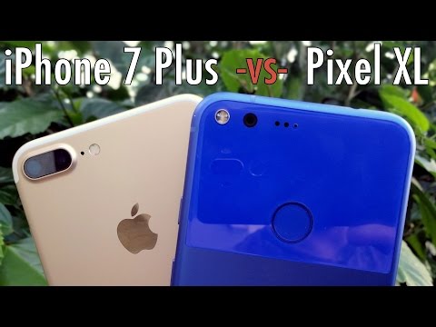Google pixel xl vs iphone 7 plus