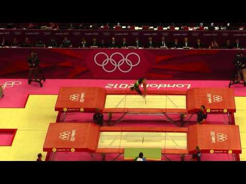 Ekaterina Khilko Trampoline Compulsory London 2012