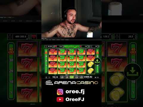 40 BURNING HOT 7 7 7 7 7 🔥 #arenacasino #bigwin #77777 #onlinegambling #casino #amusnet #egt #slots