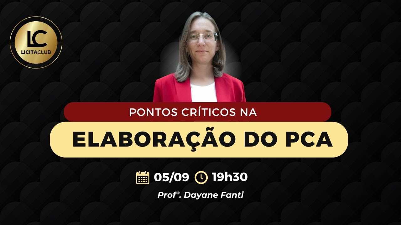 Pontos Críticos na Elaboração do PCA