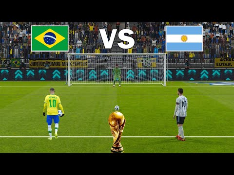 PES 2021 | Brazil Vs Argentina | Penalty Shootout | Messi vs Neymar | Gameplay PC