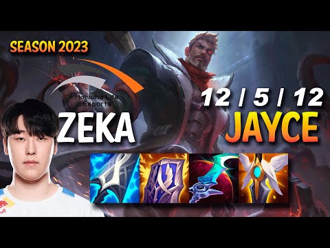 HLE Zeka JAYCE vs TALIYAH Mid - KR Ranked