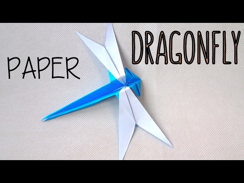 How to fold a Paper Dragonfly | Origami Dragonfly | Easy Origami