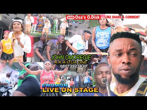 JOHN OMOREGIE A K A  ITUUA ONE ALASKA BOY  EMWOMON LIVE ON STAGE  LATEST BENIN MUSIC 2023