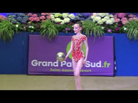 Lozéa VILARINO (FRA) ball - 2017 Corbeil junior AA