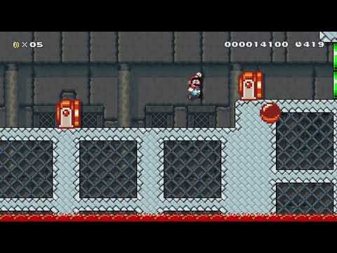 Shadow Man's Stage by Yosef - Super Mario Maker - No Commentary 1bs