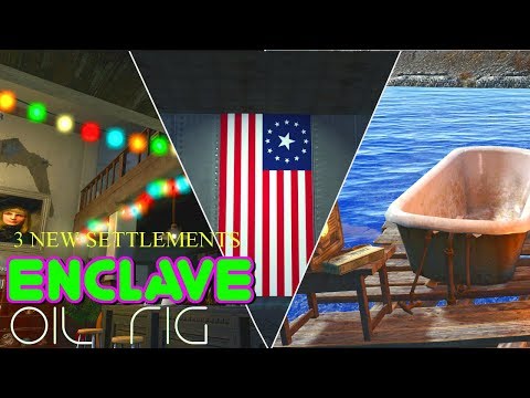 Enclave Oil Rig Settlement | Fallout 4 Settlement Mods XBOX ONE